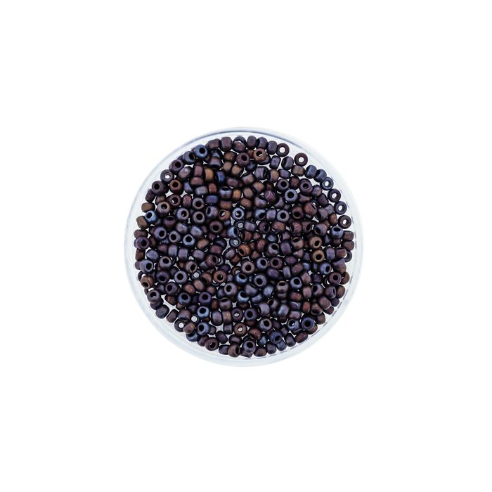 Japanische Miyuki Rocailles brown irisierend 2,2 mm 4 gr
