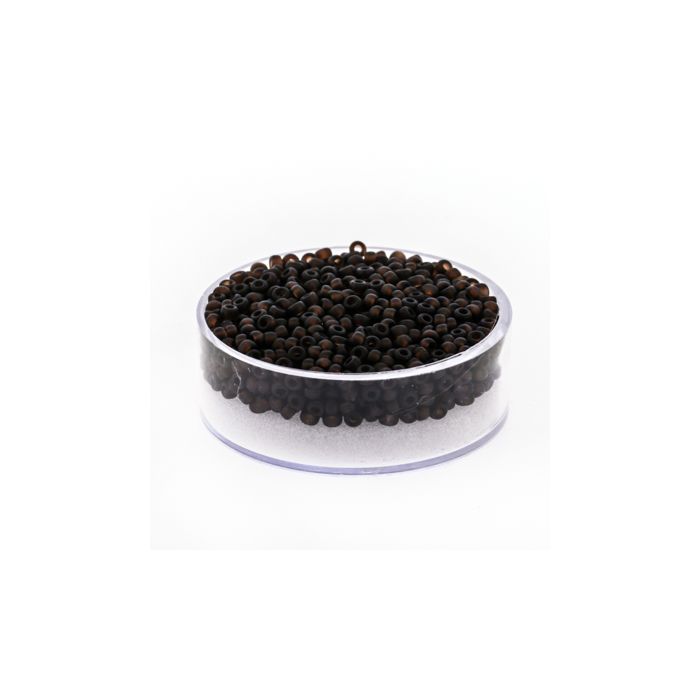 Jap. Miyukirocailles transp.matt dark brown 2,2 mm 12 gr 9660-764 4016490358886  