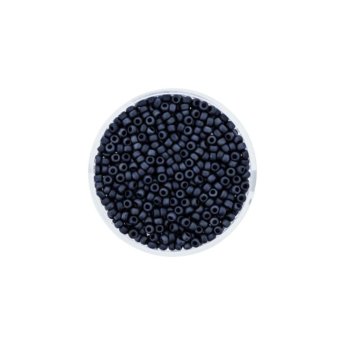 Jap. Miyukirocailles matt hematite 2,2 mm 10 gr