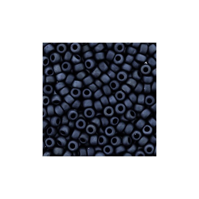 Jap. Miyukirocailles matt hematite 2,2 mm 10 gr
