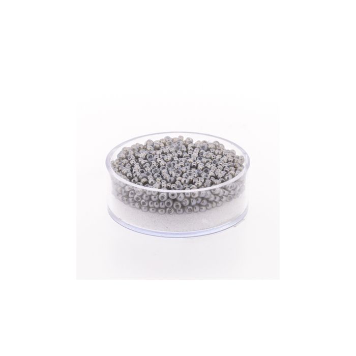 Jap. Miyukirocailles pearl light grey 2,2 mm 10 gr, Bild 1 von 3