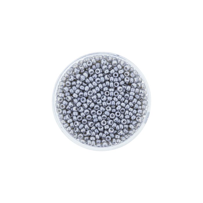 Jap. Miyukirocailles pearl light grey 2,2 mm 10 gr, Bild 2 von 3