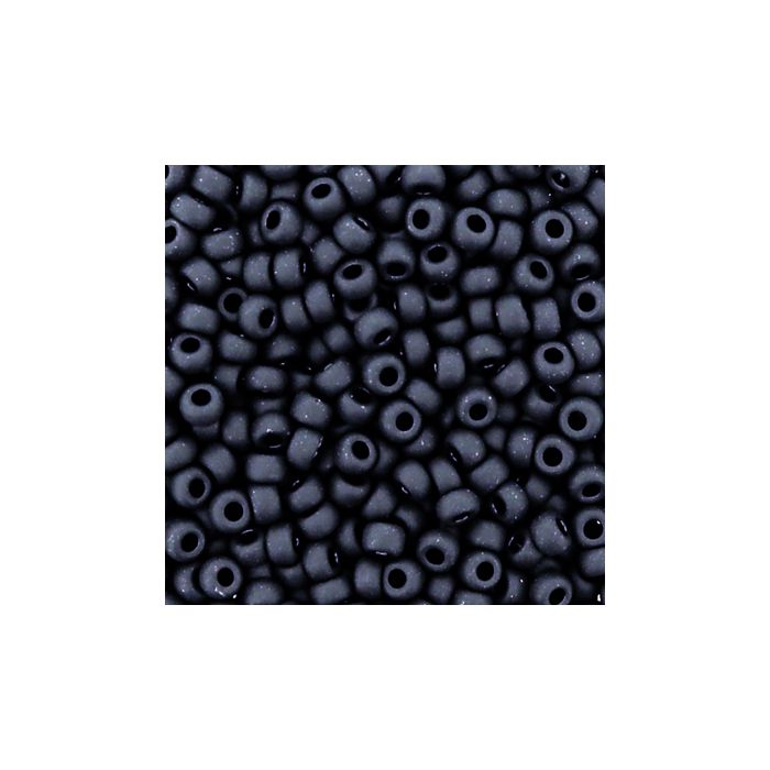 Japanische Miyuki Rocailles matt black 2,2 mm 12 gr