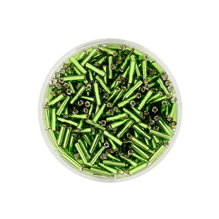 Jap. Miyukistifte silverlined light green 6 mm 10 gr