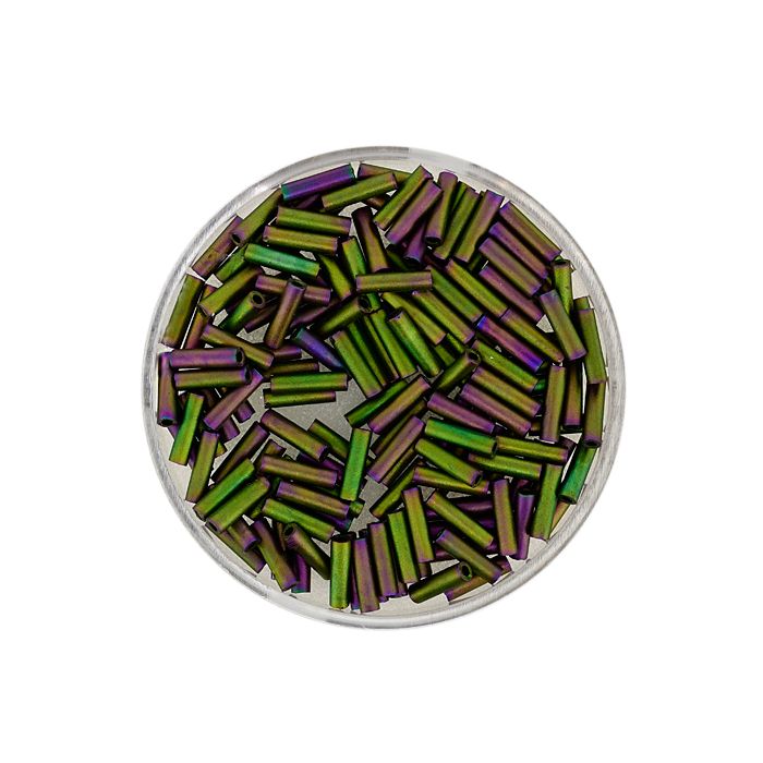 Jap. Miyukistifte metallic matt green-brown 6 mm 4 gr