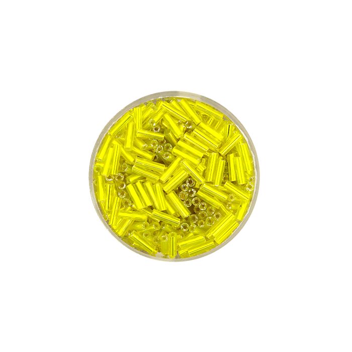 Glasstifte gelb silbereinzug 6 mm 17 gr, Bild 1 von 2