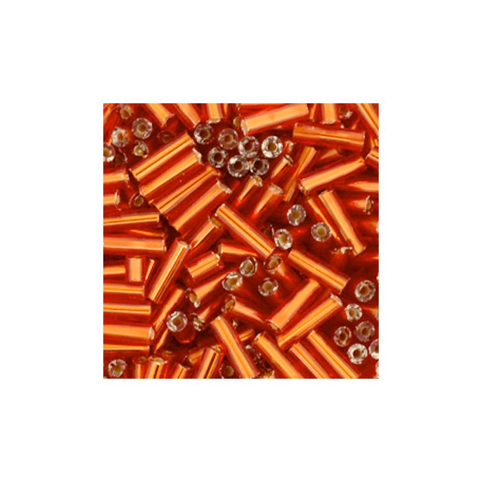 Glasstifte orange silbereinzug 6 mm 17 gr