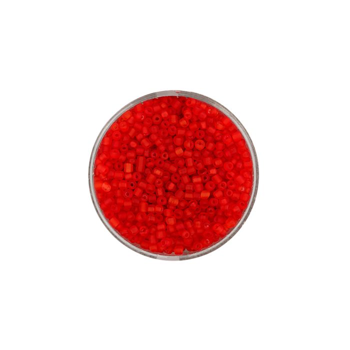 Rocailles hellrot matt 2,6 mm 17 gr