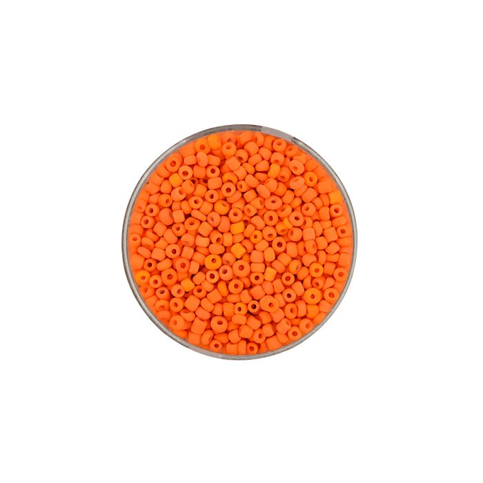 Rocailles orange satt 2,6 mm 17 gr