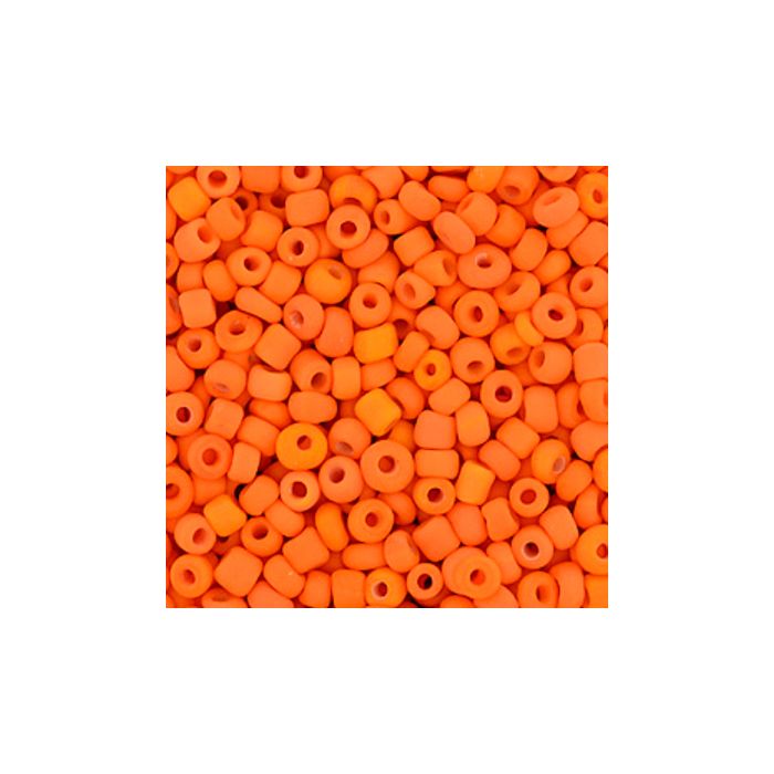 Rocailles orange satt 2,6 mm 17 gr