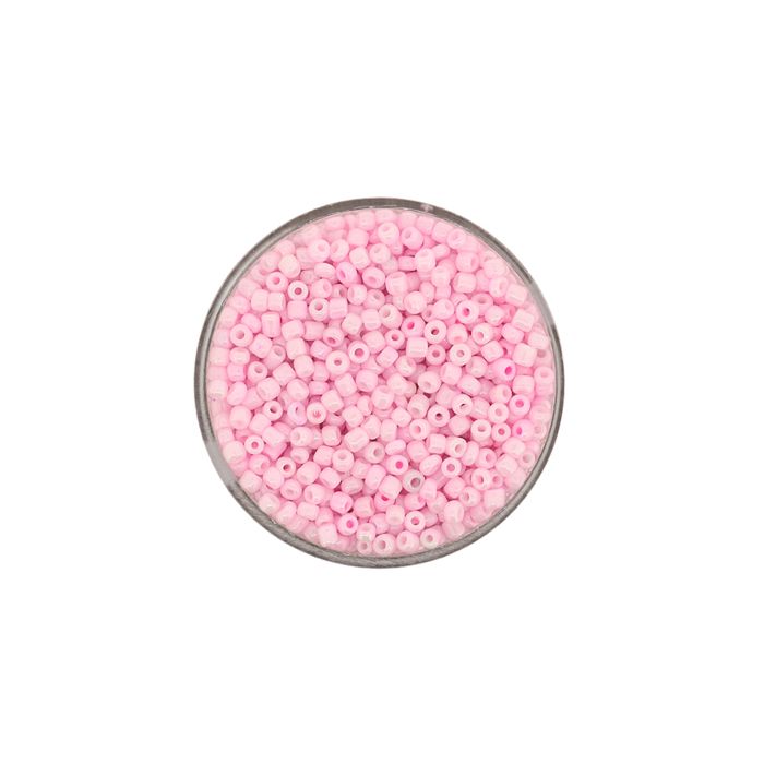 Rocailles rosa soft 2,6 mm 17 gr