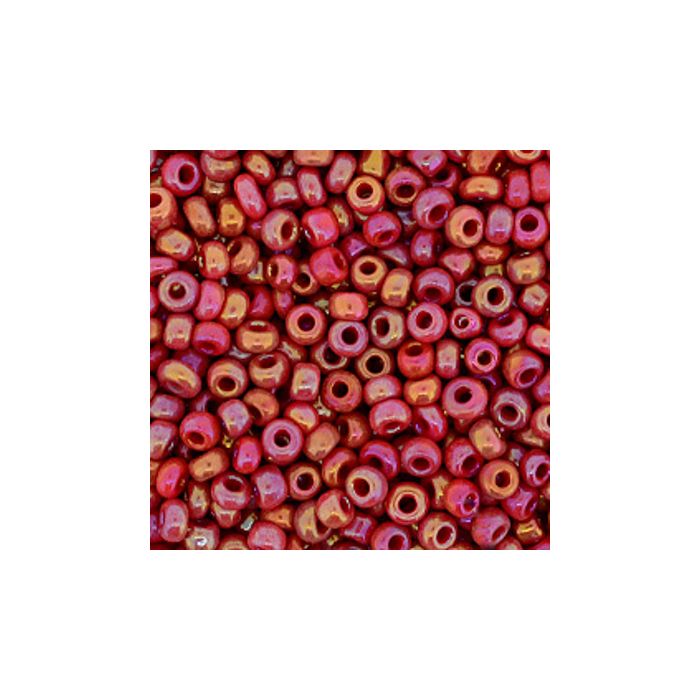 Rocailles rot AB 2,6 mm 17 gr, Bild 2 von 2