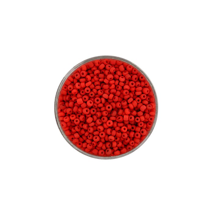 Rocailles rot matt 2,6 mm 17 gr