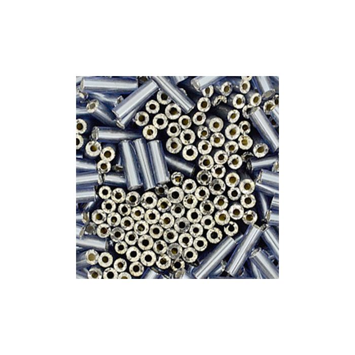 Glasstifte grau silbereinzug 6 mm 17 gr