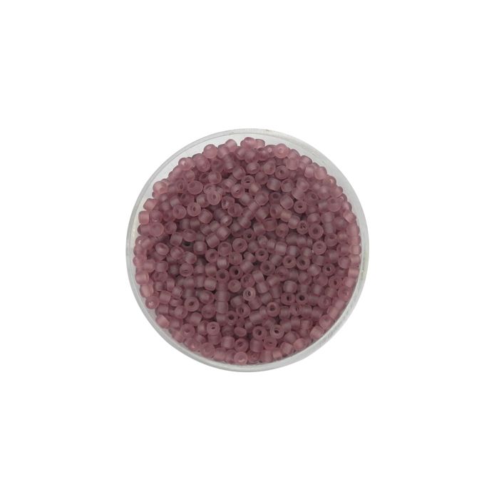 Rocailles lila matt 2,6 mm 17 gr