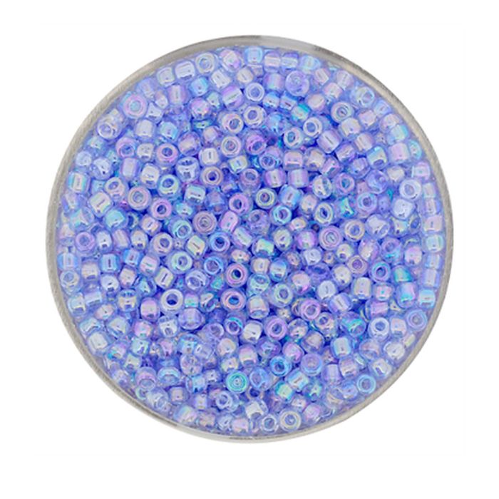 Rocailles transp. aqua AB 2,6 mm 17 gr, Bild 1 von 2