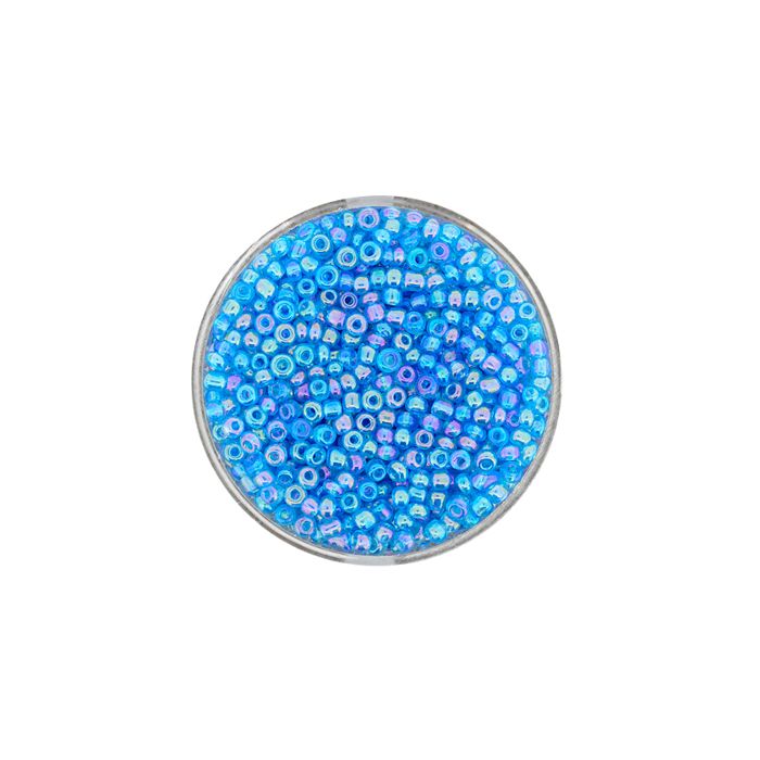 Rocailles aqua AB 2,6 mm 17 gr