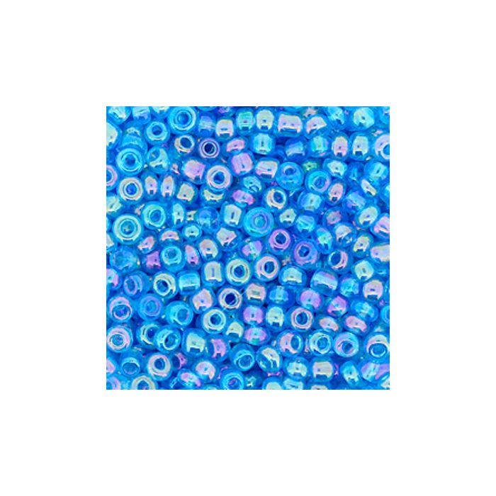 Rocailles aqua AB 2,6 mm 17 gr
