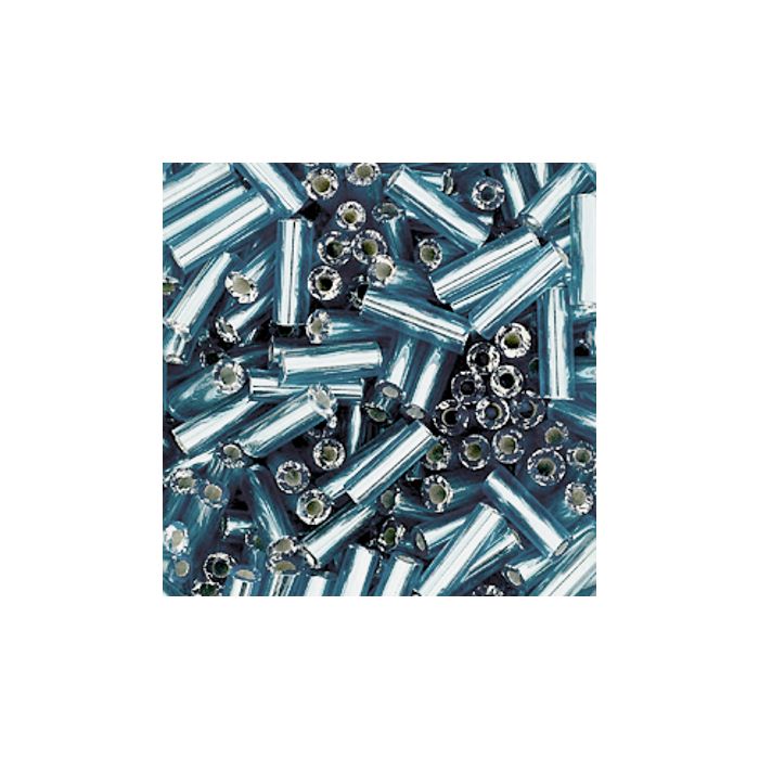 Glasstifte hellblau silbereinzug 6 mm 17 gr