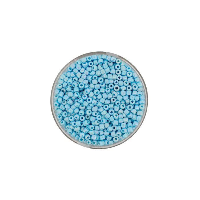 Rocailles hellblau light AB 2,6 mm 17 gr