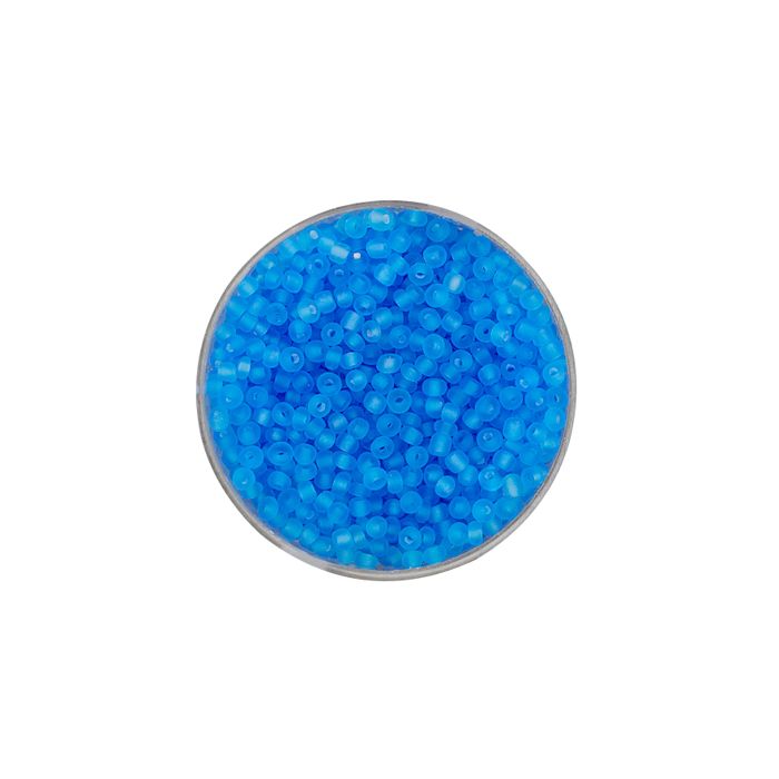Rocailles aqua matt 2,6 mm 17 gr