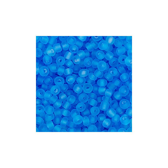 Rocailles aqua matt 2,6 mm 17 gr