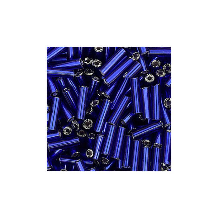 Glasstifte blau silbereinzug 6 mm 17 gr