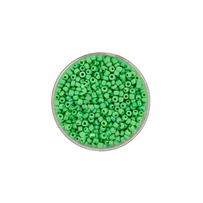 Rocailles grün 2,6 mm 17 gr