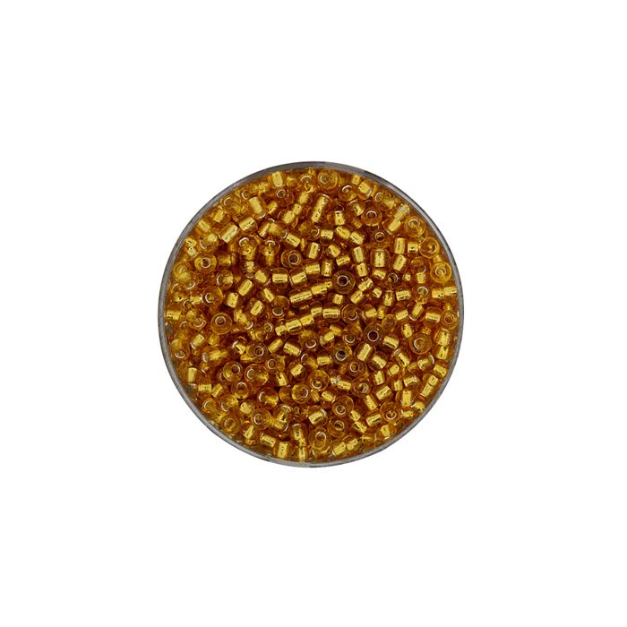 Rocailles topas silbereinzug 2,6 mm 17 gr