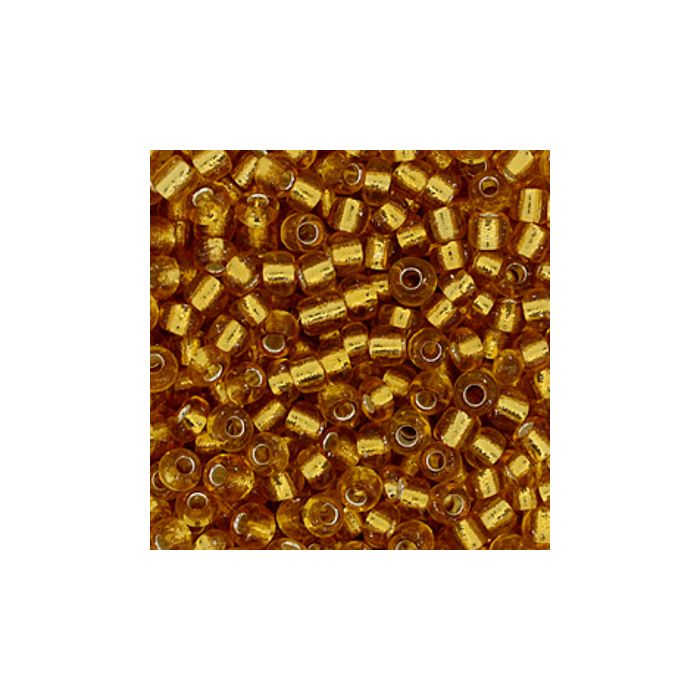 Rocailles topas silbereinzug 2,6 mm 17 gr