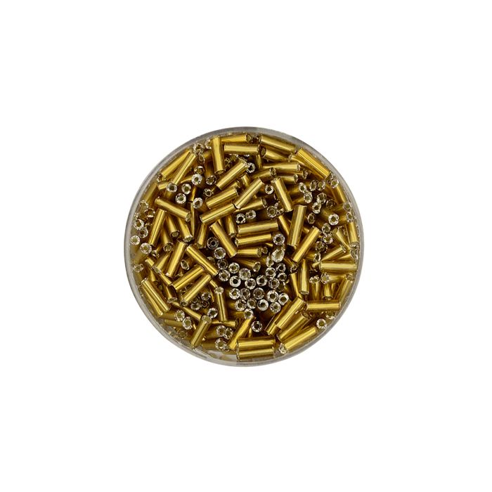 Glasstifte goldfb. 6 mm 17 gr