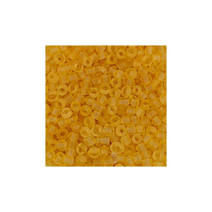 Rocailles hellbraun matt 2,6 mm 17 gr