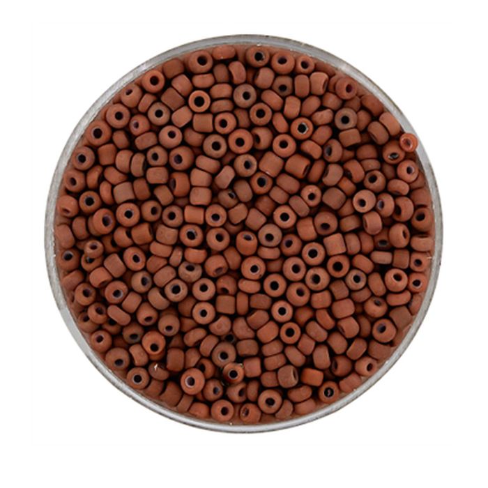 Rocailles braun matt 2,6 mm 17 gr, Bild 1 von 2