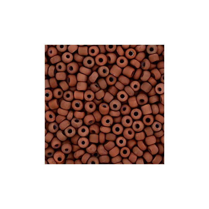 Rocailles braun matt 2,6 mm 17 gr, Bild 2 von 2