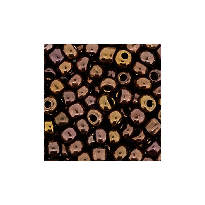 Rocailles bronze 4,5 mm 17 gr