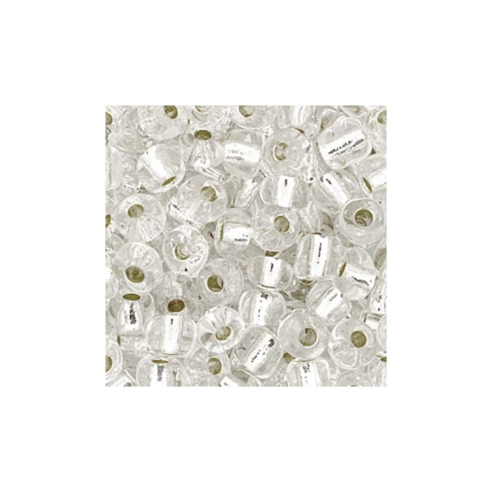 Rocailles kristall silbereinzug 4 mm 17 gr, Bild 2 von 2