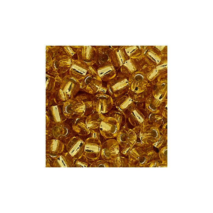 Rocailles topas silbereinzug 4 mm 17 gr