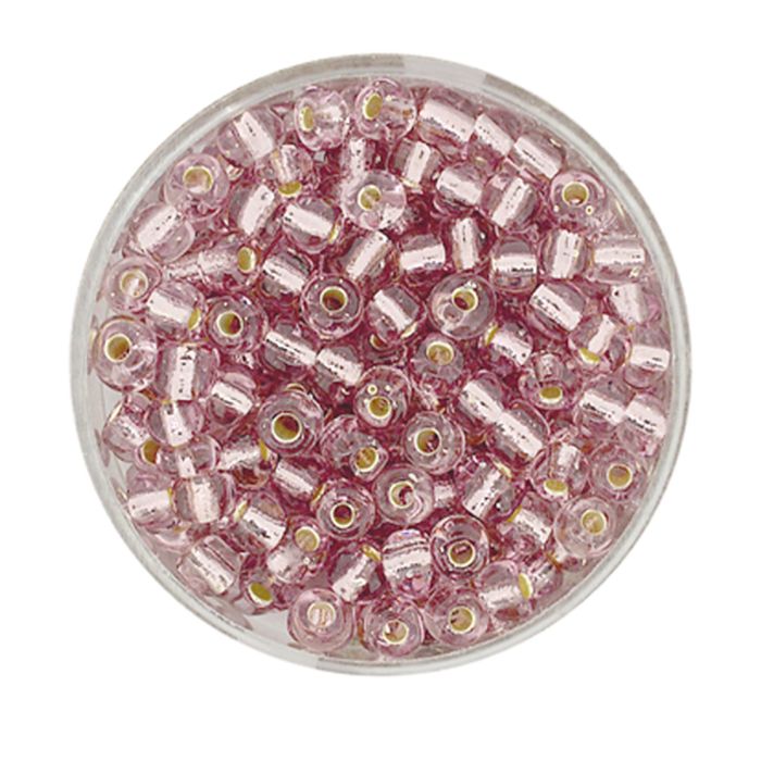 Rocailles lila silbereinzug 4 mm 17 gr, Bild 1 von 2