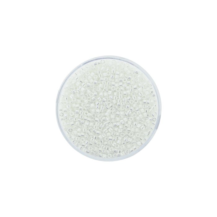 hochw. jap. Delica Beads pearl white 2 mm 9 gr 9663-014 4016490417064  