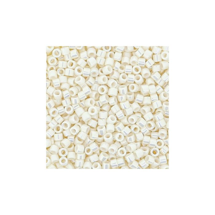 Hochw. jap. Delica Beads pearl cream 2 mm, Bild 3 von 3