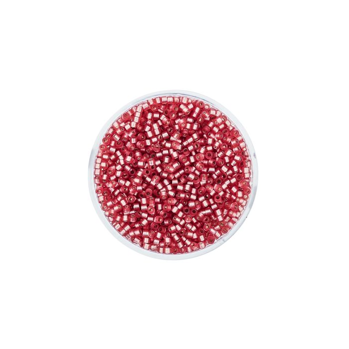 hochw. jap. Delica Beads silverlined ant.rose matt 2 mm 7 gr 9663-164 4016490417545  