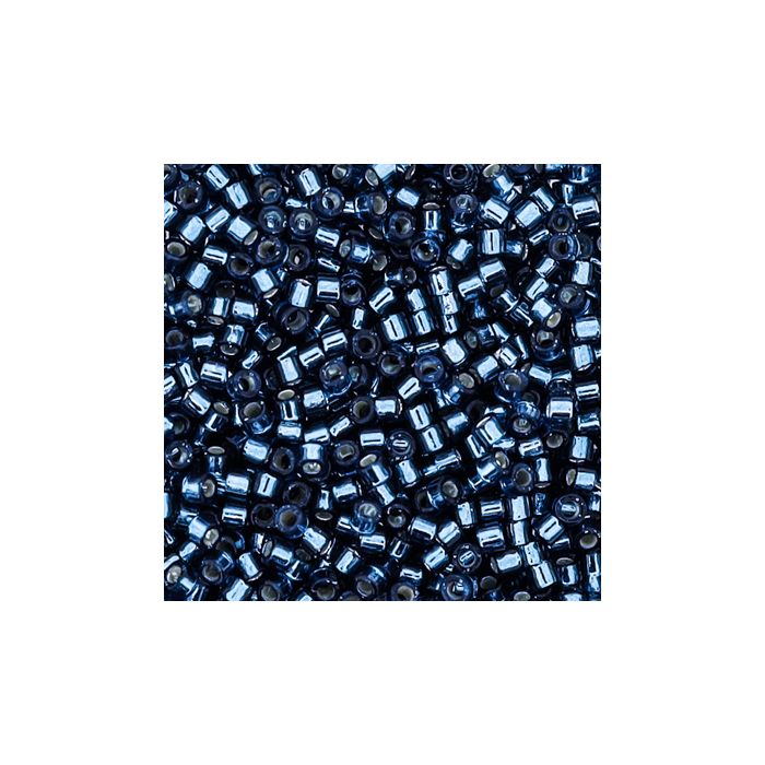 Hochw. jap. Delica Beads silverlined zirkon 2 mm, Bild 3 von 3