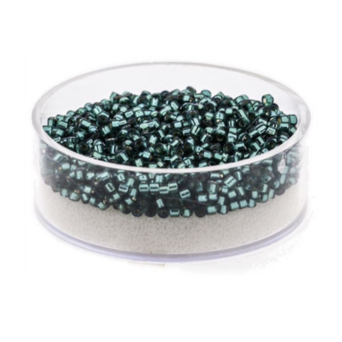 Hochw. jap. Delica Beads silverlined erenite 2 mm, Bild 1 von 3