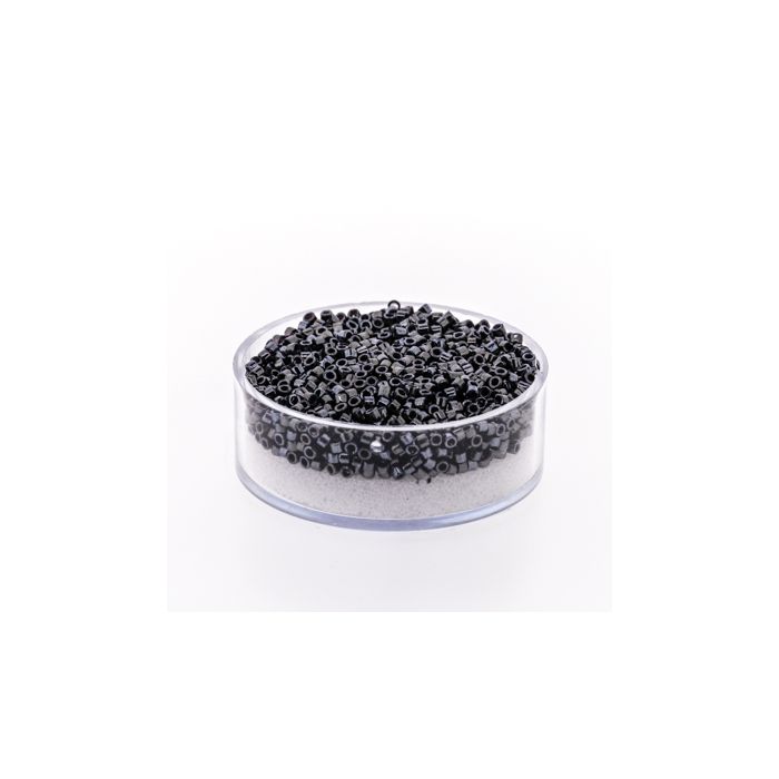 hochw. jap. Delica Beads hematite 2 mm 9 gr 9663-584 4016490418825  