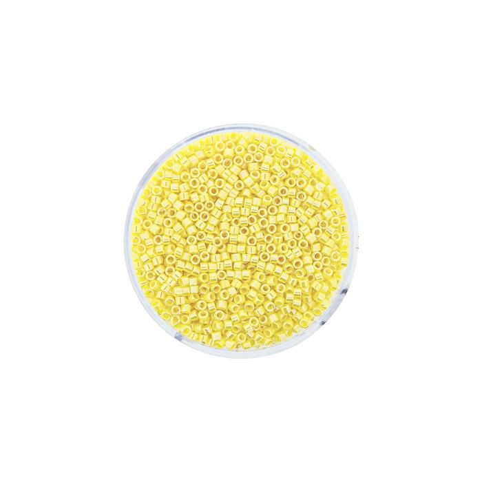 Hochw. jap. Delica Beads yellow 2 mm, Bild 2 von 3
