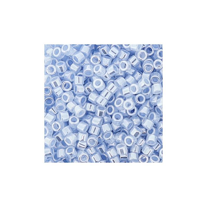 hochw. jap. Delica Beads light blue Ceylon 2 mm 50 gr
