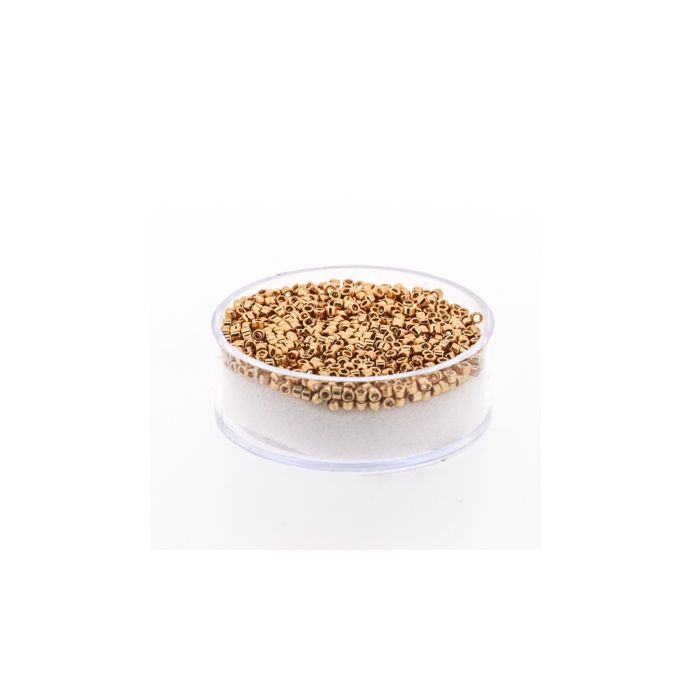 Delica Beads japanische Rocailles goldfb. 2 mm 4 gr, Bild 1 von 3