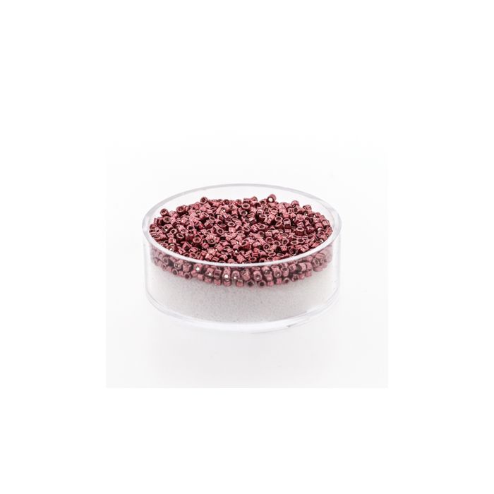 hochw. jap. Delica Beads rose metallic 2 mm 4 gr