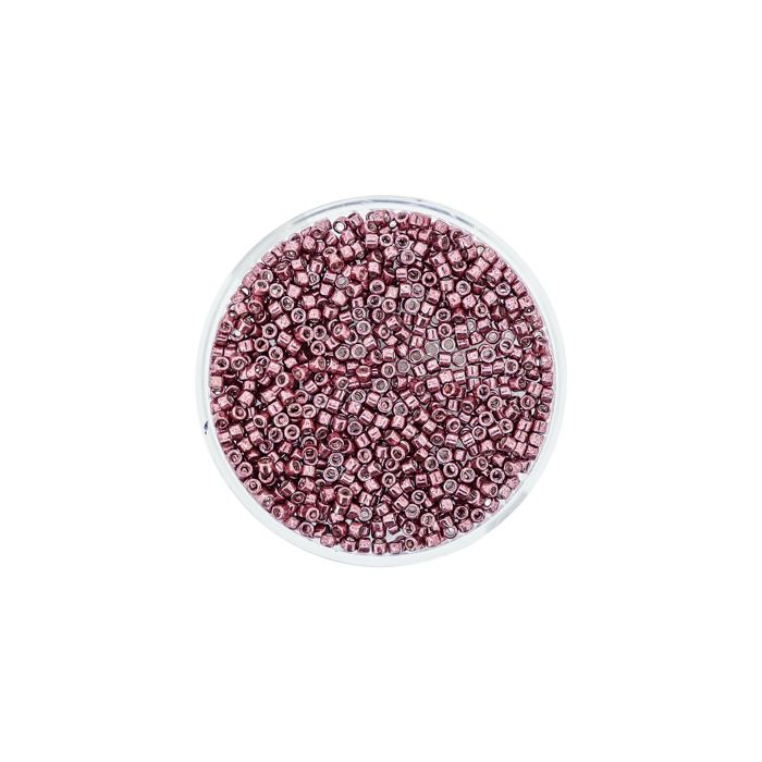 hochw. jap. Delica Beads rose metallic 2 mm 4 gr