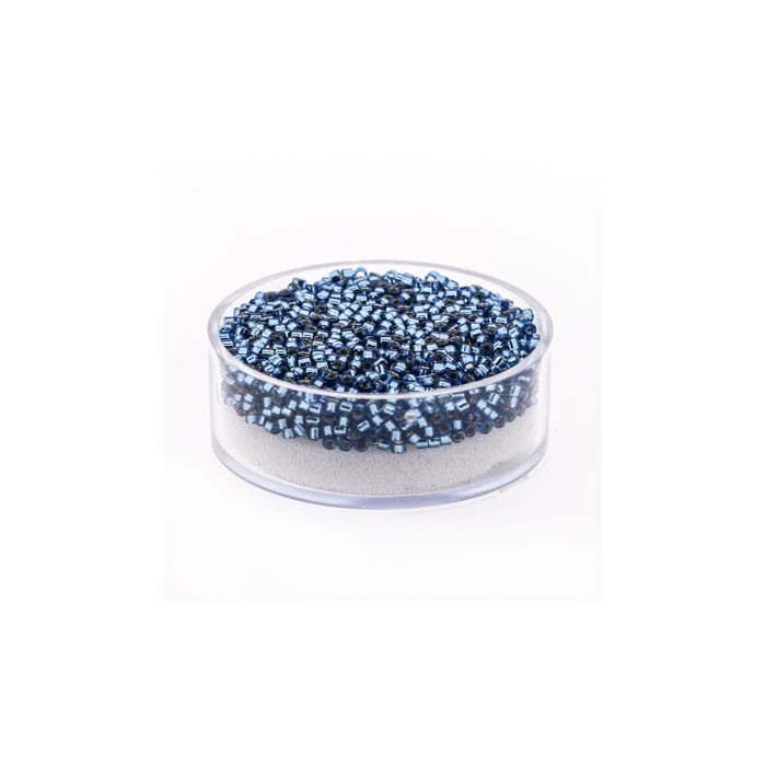 Delica Beads japanische Rocailles indicolite silverlined 2 mm 9 gr